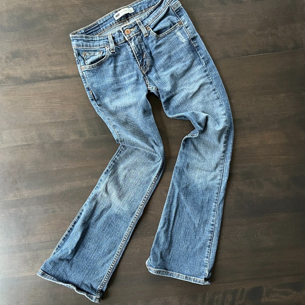Levi's Superlow 518 bootcut jeans sz 1